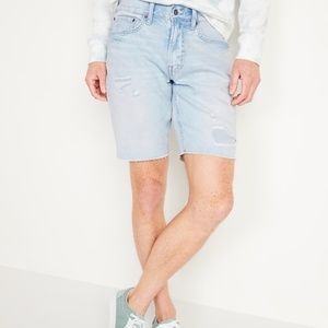 NWT: Slim Built-In Flex Rip-and-Repair Jean Shorts for Men 9" (40) $30